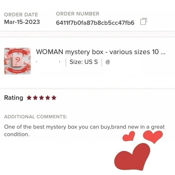 Woman MIX - MYSTERY BOX - 5 ITEMS - VARIOUS SIZES - Picture 2 of 3